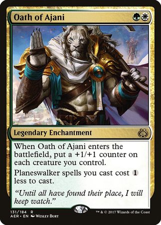 Oath of Ajani [Aether Revolt] | Exor Games New Glasgow