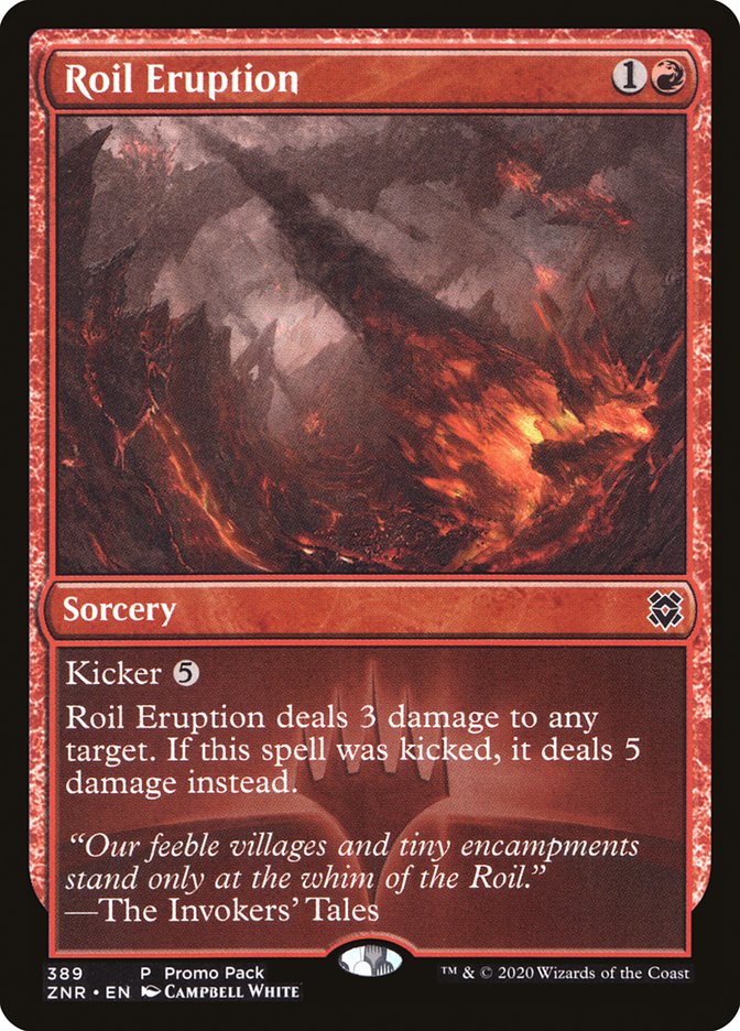 Roil Eruption (Promo Pack) [Zendikar Rising Promos] | Exor Games New Glasgow