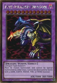 Five-Headed Dragon [PGL2-EN078] Gold Rare | Exor Games New Glasgow