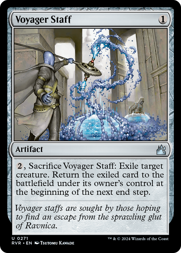 Voyager Staff [Ravnica Remastered] | Exor Games New Glasgow