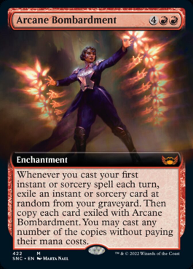 Arcane Bombardment (Extended Art) [Streets of New Capenna] | Exor Games New Glasgow