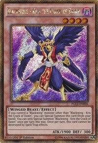 Blackwing - Kris the Crack of Dawn [PGL2-EN006] Gold Secret Rare | Exor Games New Glasgow