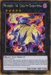 Number 14: Greedy Sarameya [PGL2-EN017] Gold Secret Rare | Exor Games New Glasgow