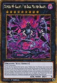 Number 95: Galaxy-Eyes Dark Matter Dragon [PGL2-EN015] Gold Secret Rare | Exor Games New Glasgow