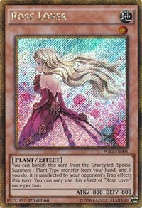 Rose Lover [PGL2-EN003] Gold Secret Rare | Exor Games New Glasgow