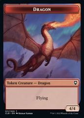 Treasure // Dragon Double-sided Token [Commander Legends: Battle for Baldur's Gate Tokens] | Exor Games New Glasgow