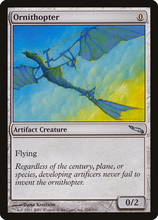 Ornithopter [Mirrodin] | Exor Games New Glasgow