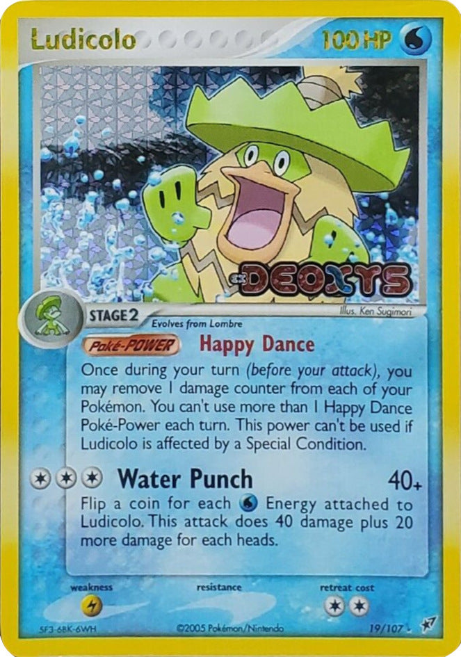 Ludicolo (19/107) (Stamped) [EX: Deoxys] | Exor Games New Glasgow