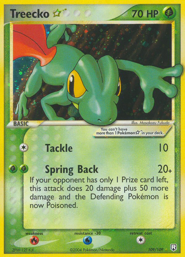 Treecko Star (109/109) [EX: Team Rocket Returns] | Exor Games New Glasgow