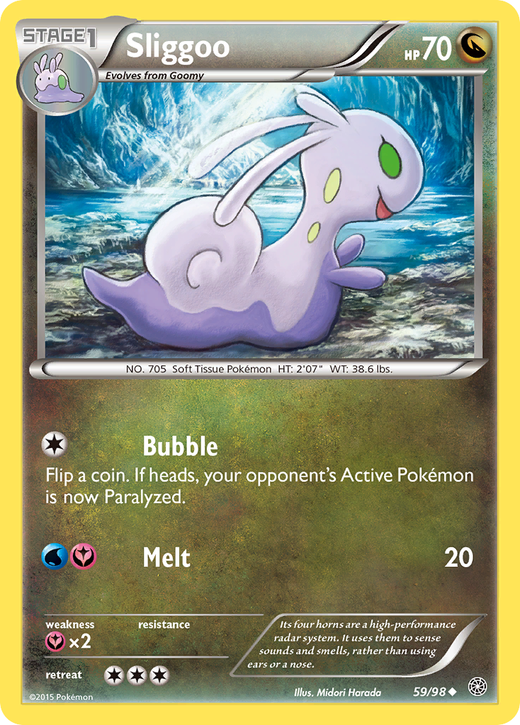 Sliggoo (59/98) [XY: Ancient Origins] | Exor Games New Glasgow