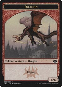 Dragon // Goblin Token [Ravnica Allegiance: Guild Kits] | Exor Games New Glasgow