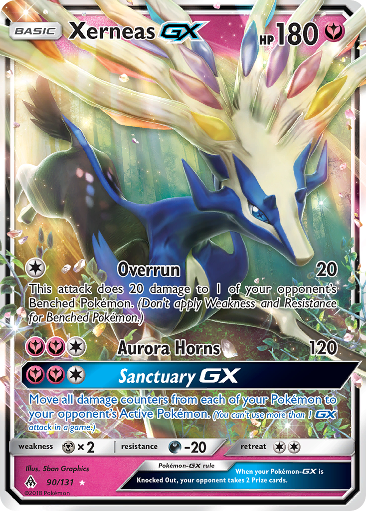 Xerneas GX (90/131) [Sun & Moon: Forbidden Light] | Exor Games New Glasgow