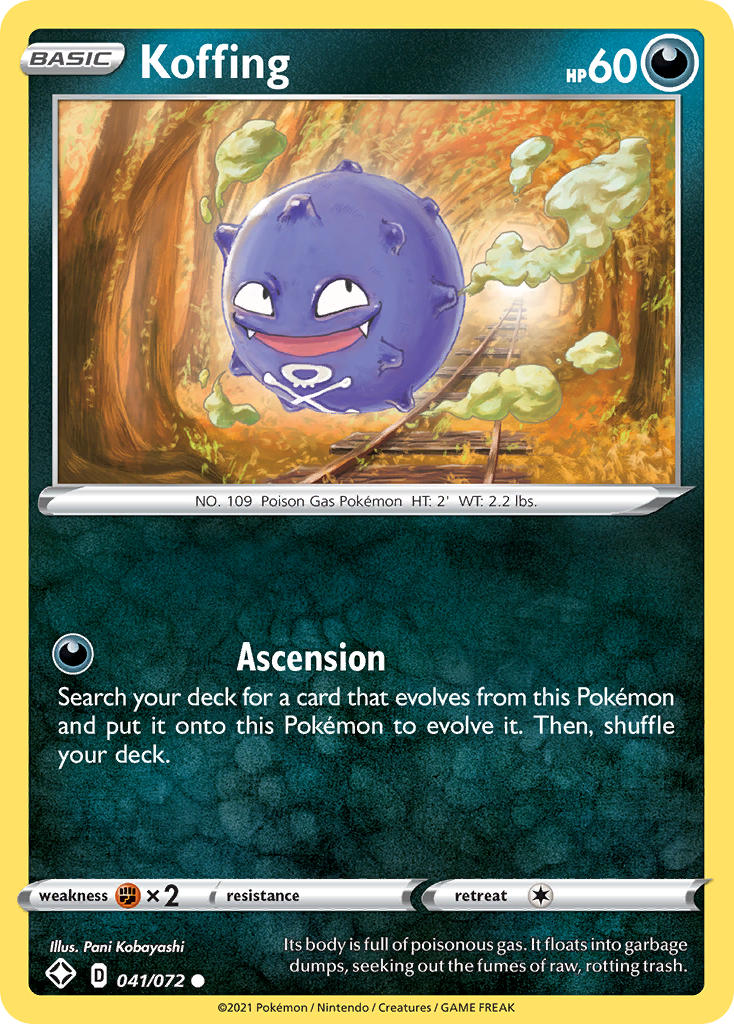 Koffing (041/072) [Sword & Shield: Shining Fates] | Exor Games New Glasgow