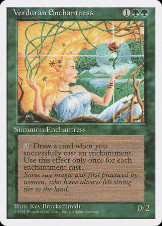 Verduran Enchantress [Fourth Edition] | Exor Games New Glasgow