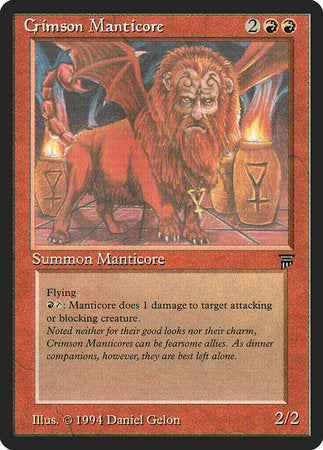 Crimson Manticore [Legends] | Exor Games New Glasgow