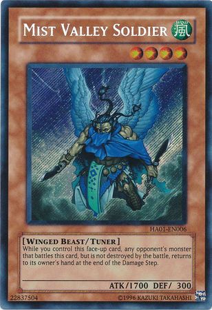 Mist Valley Soldier [HA01-EN006] Secret Rare | Exor Games New Glasgow