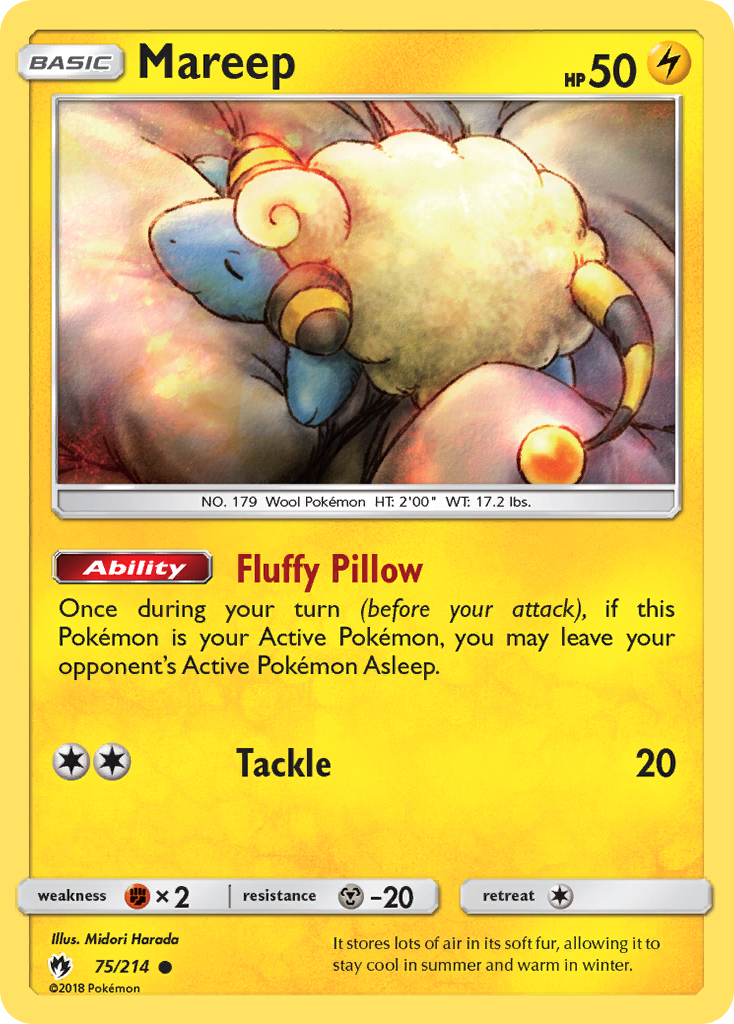 Mareep (75/214) [Sun & Moon: Lost Thunder] | Exor Games New Glasgow