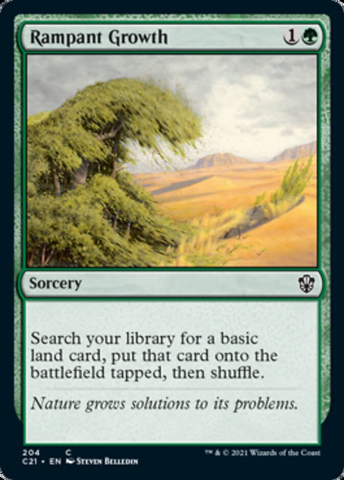 Rampant Growth [Commander 2021] | Exor Games New Glasgow