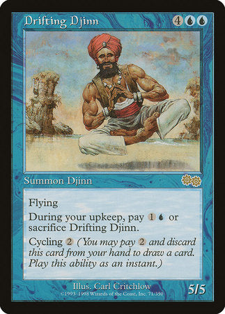 Drifting Djinn [Urza's Saga] | Exor Games New Glasgow
