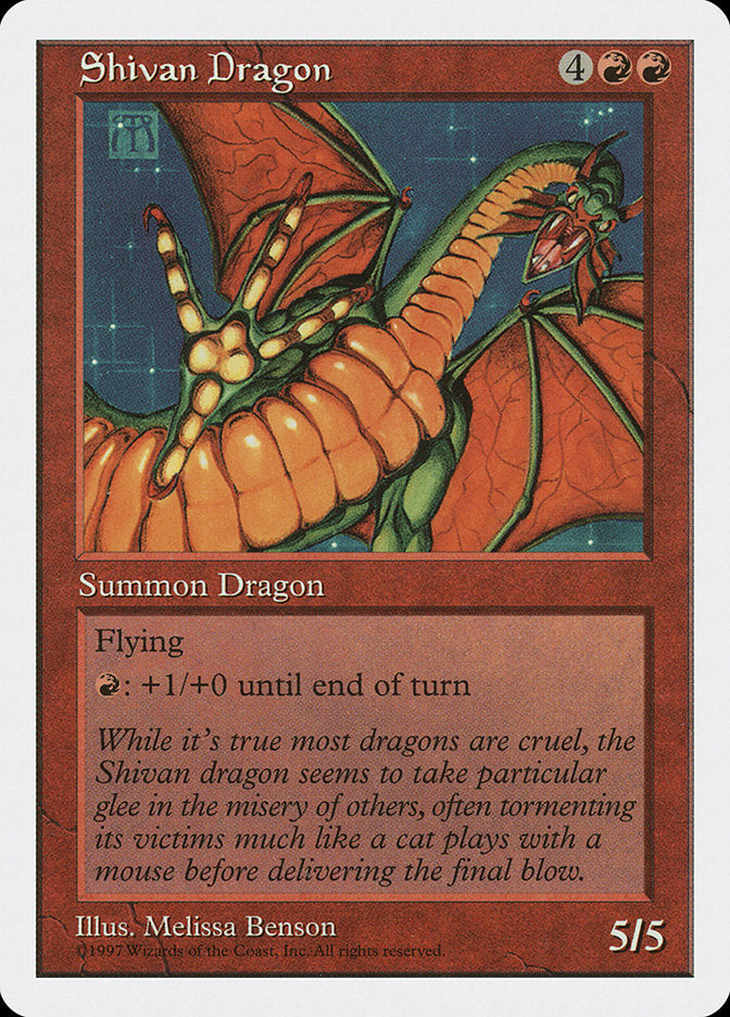 Shivan Dragon [Fifth Edition] | Exor Games New Glasgow