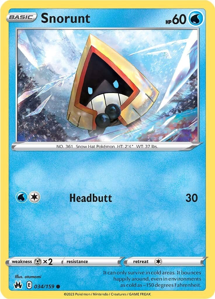 Snorunt (034/159) [Sword & Shield: Crown Zenith] | Exor Games New Glasgow