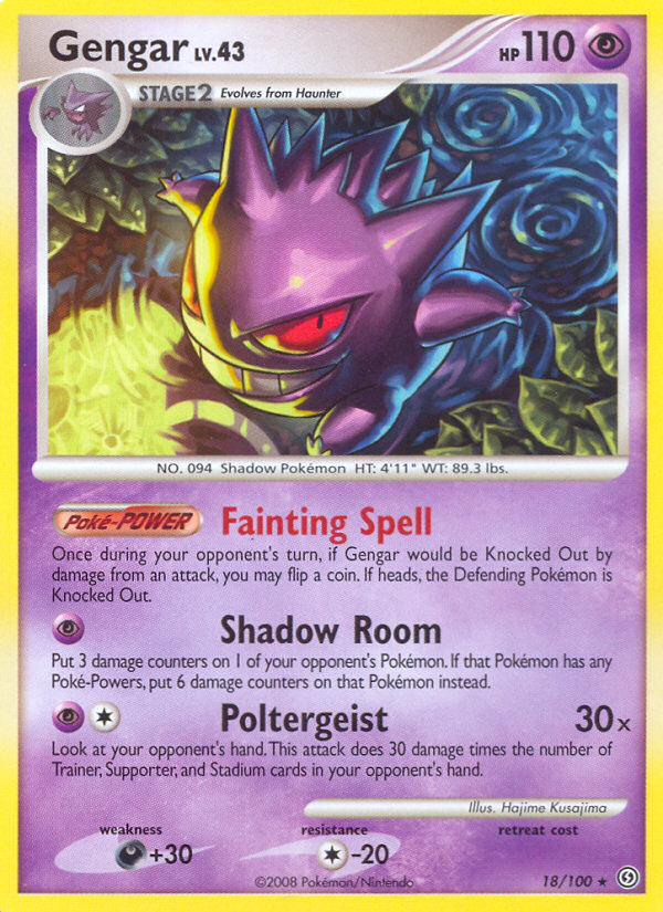 Gengar (18/100) [Diamond & Pearl: Stormfront] | Exor Games New Glasgow