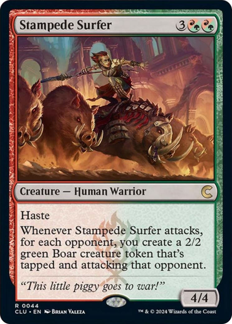 Stampede Surfer [Ravnica: Clue Edition] | Exor Games New Glasgow