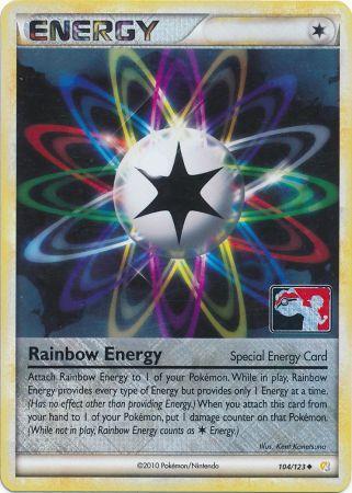 Rainbow Energy (104/123) (League Promo) [HeartGold & SoulSilver: Base Set] | Exor Games New Glasgow