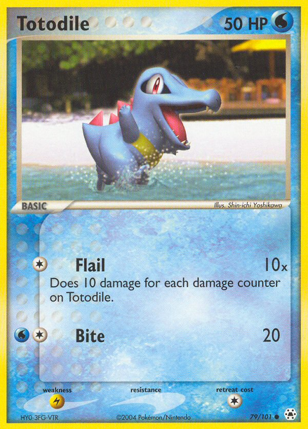 Totodile (79/101) [EX: Hidden Legends] | Exor Games New Glasgow