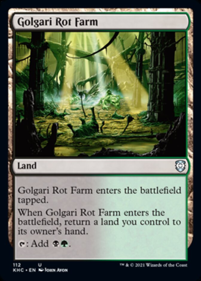 Golgari Rot Farm [Kaldheim Commander] | Exor Games New Glasgow