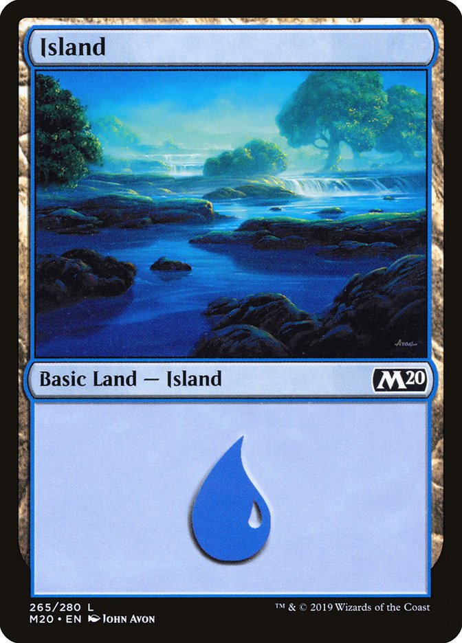 Island (#265) [Core Set 2020] | Exor Games New Glasgow