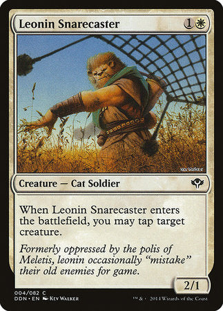 Leonin Snarecaster [Duel Decks: Speed vs. Cunning] | Exor Games New Glasgow