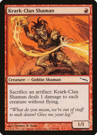 Krark-Clan Shaman [Mirrodin] | Exor Games New Glasgow