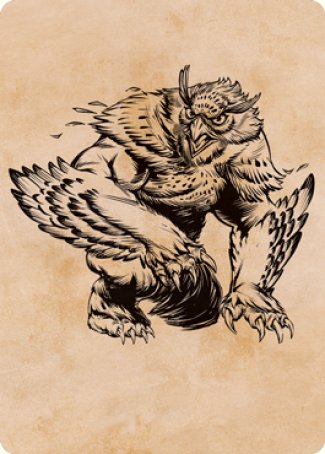 Owlbear (Showcase) Art Card [Dungeons & Dragons: Adventures in the Forgotten Realms Art Series] | Exor Games New Glasgow