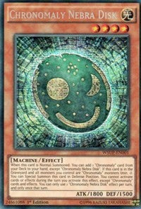 Chronomaly Nebra Disk [WSUP-EN001] Prismatic Secret Rare | Exor Games New Glasgow