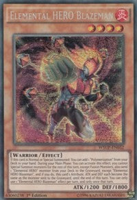 Elemental HERO Blazeman [WSUP-EN032] Prismatic Secret Rare | Exor Games New Glasgow