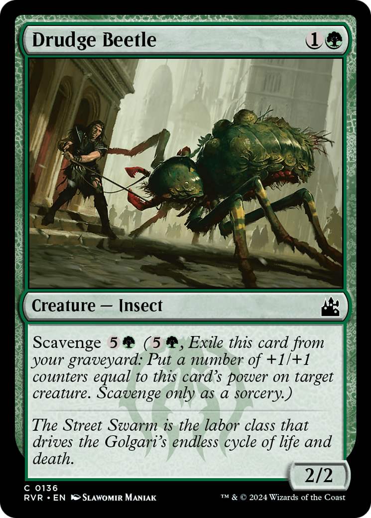 Drudge Beetle [Ravnica Remastered] | Exor Games New Glasgow