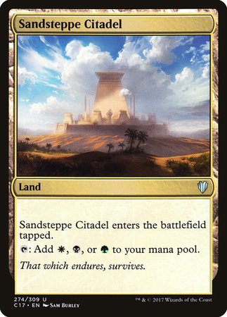 Sandsteppe Citadel [Commander 2017] | Exor Games New Glasgow