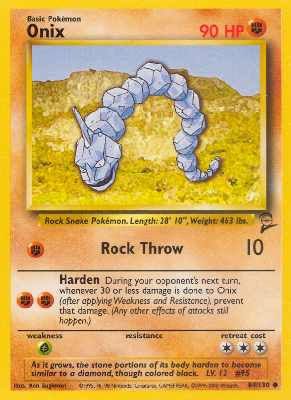 Onix (84/130) [Base Set 2] | Exor Games New Glasgow