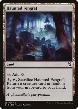 Haunted Fengraf [Commander 2018] | Exor Games New Glasgow