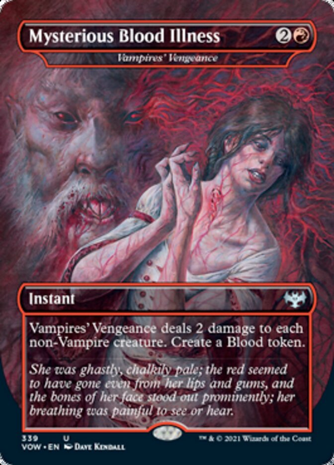 Vampires' Vengeance - Mysterious Blood Illness [Innistrad: Crimson Vow] | Exor Games New Glasgow