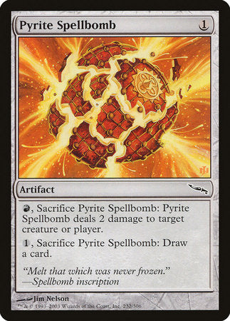 Pyrite Spellbomb [Mirrodin] | Exor Games New Glasgow