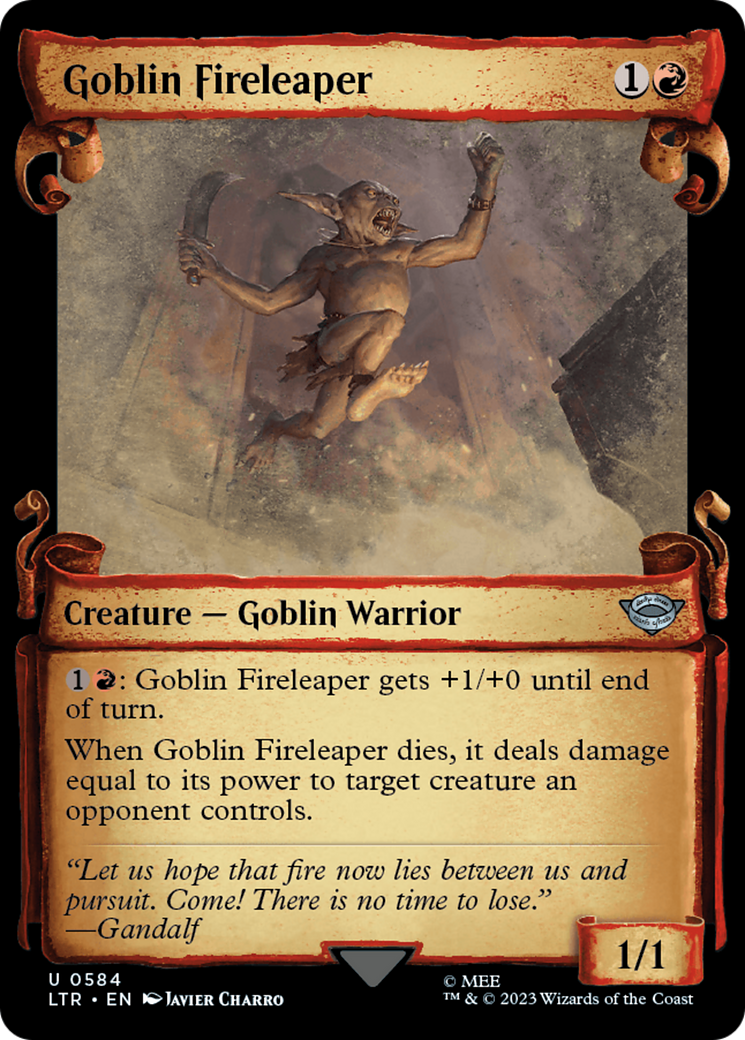 Goblin Fireleaper [The Lord of the Rings: Tales of Middle-Earth Showcase Scrolls] | Exor Games New Glasgow