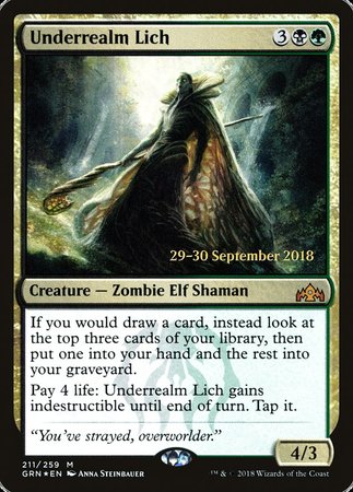 Underrealm Lich [Guilds of Ravnica Promos] | Exor Games New Glasgow