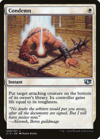 Condemn [Commander 2014] | Exor Games New Glasgow