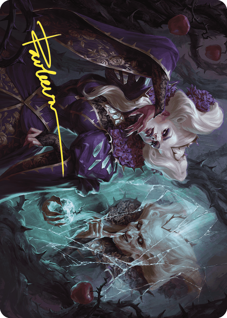 Conceited Witch Art Card (Gold-Stamped Signature) [Wilds of Eldraine Art Series] | Exor Games New Glasgow