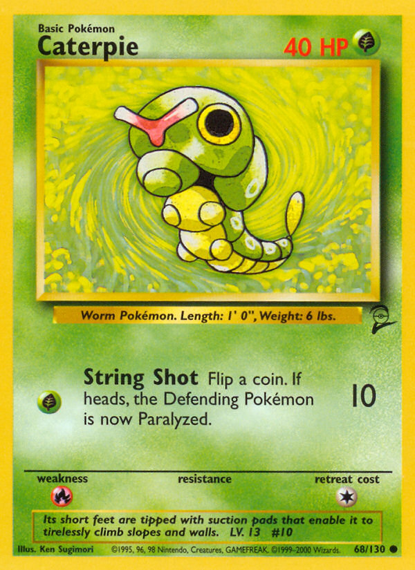 Caterpie (68/130) [Base Set 2] | Exor Games New Glasgow