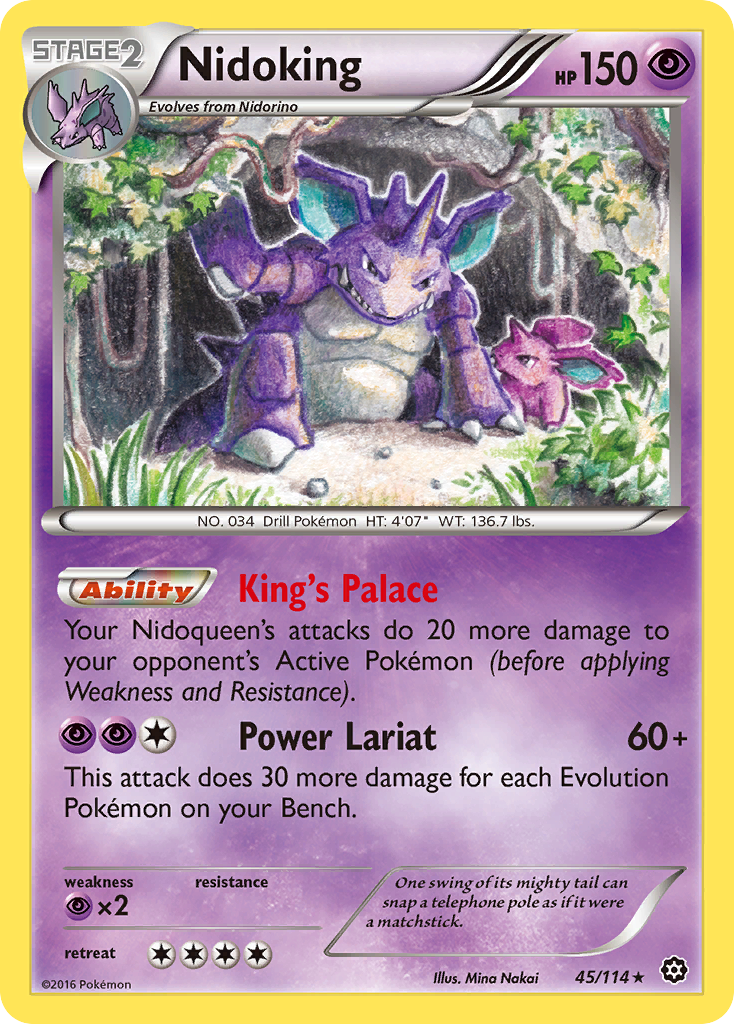 Nidoking (45/114) [XY: Steam Siege] | Exor Games New Glasgow