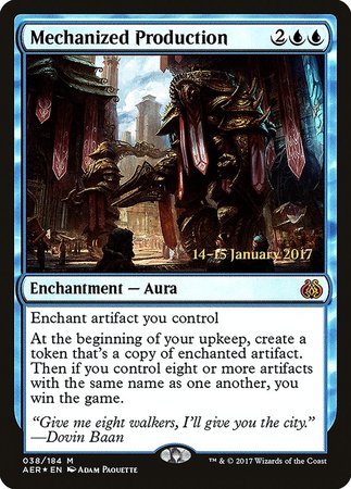 Mechanized Production [Aether Revolt Promos] | Exor Games New Glasgow