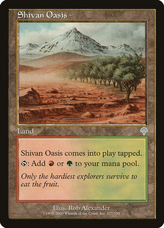 Shivan Oasis [Invasion] | Exor Games New Glasgow